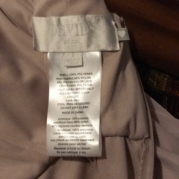 BRAND NEW David’s Bridal Bridesmaid Dress - Picture 8 of 8